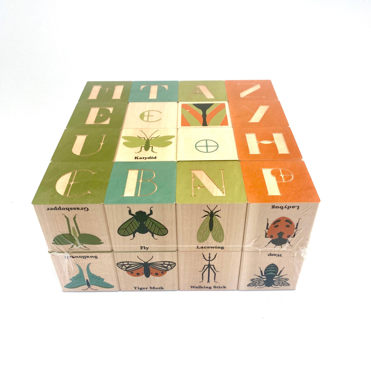 Bugs Wood Blocks Toddler Toy - Teich Toys & Gifts