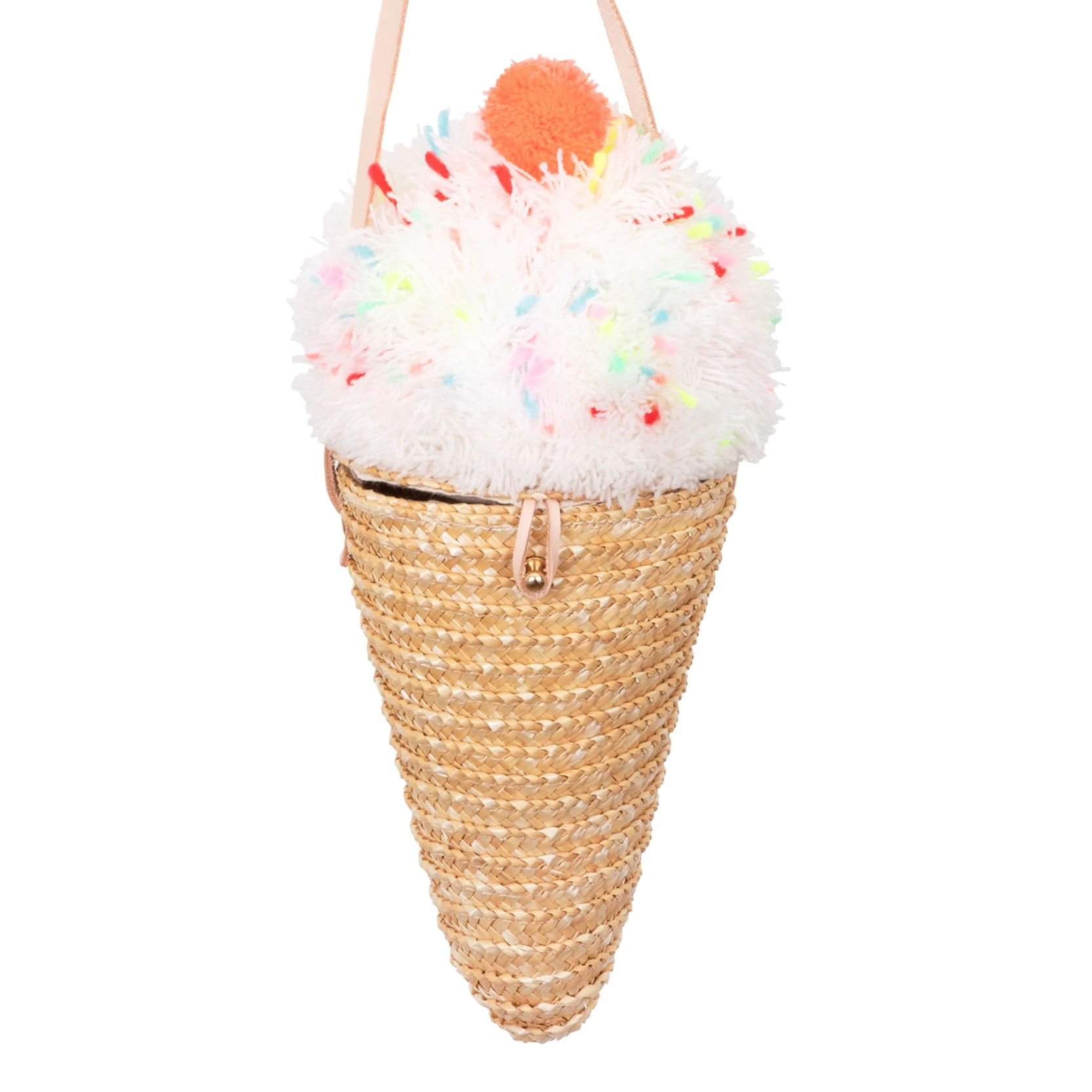 Ice Cream Straw Bag - Rattan - Summer - Cuteness - ApolloBox
